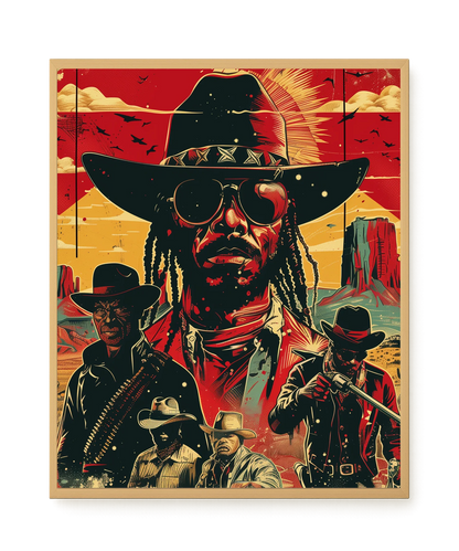 Western Legend Canvas Wall Art