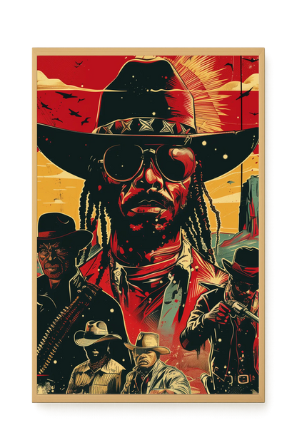Western Legend Canvas Wall Art