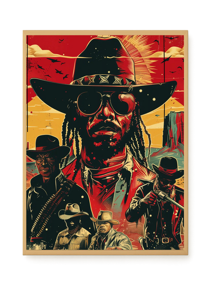 Western Legend Canvas Wall Art