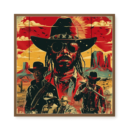 Western Legend Canvas Wall Art