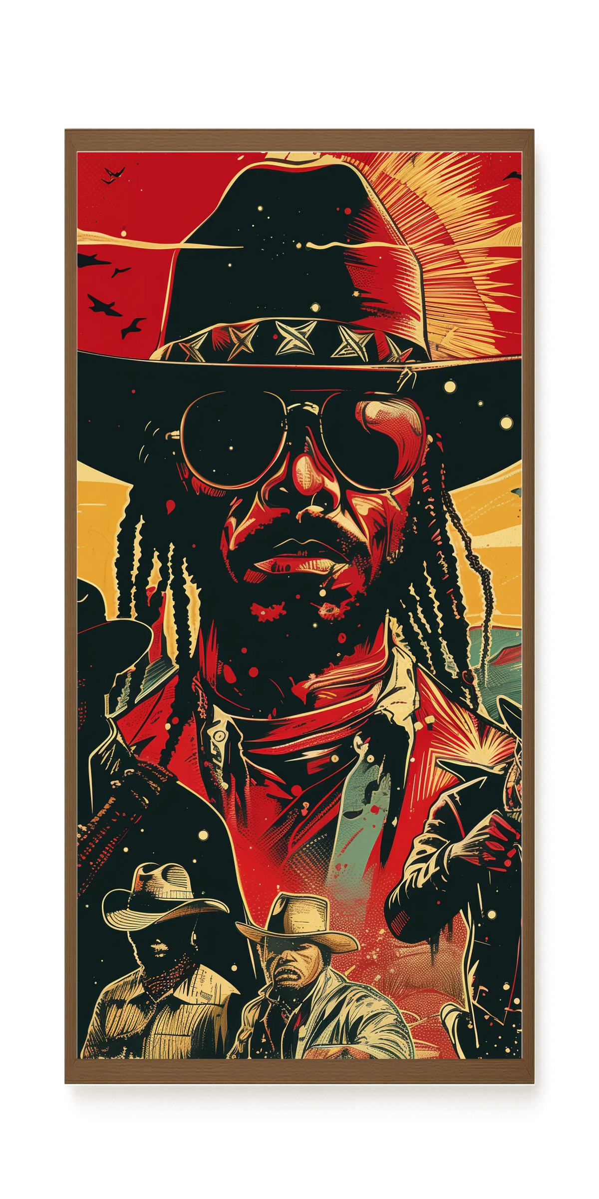 Western Legend Canvas Wall Art