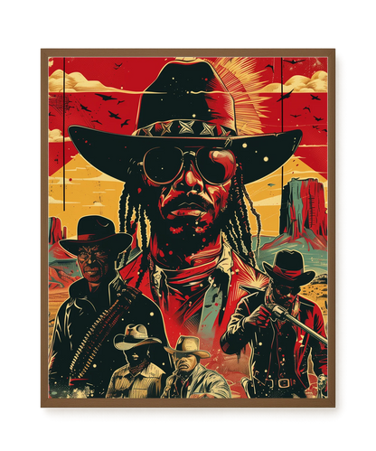 Western Legend Canvas Wall Art