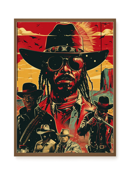 Western Legend Canvas Wall Art