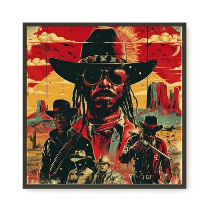 Western Legend Canvas Wall Art