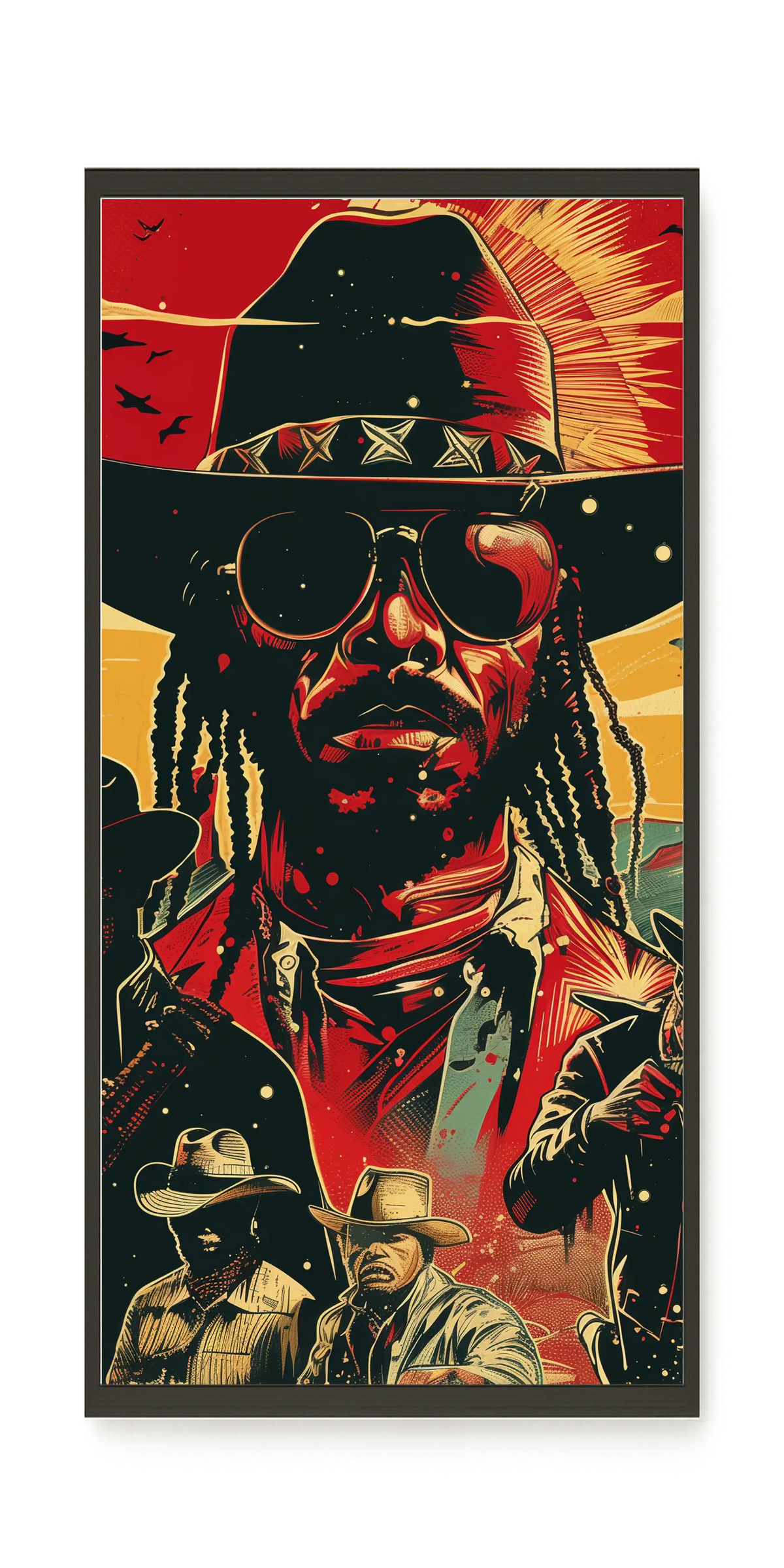 Western Legend Canvas Wall Art