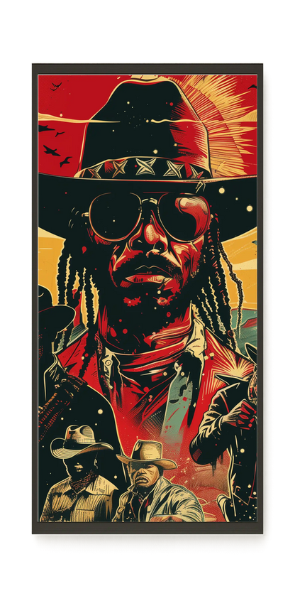 Western Legend Canvas Wall Art