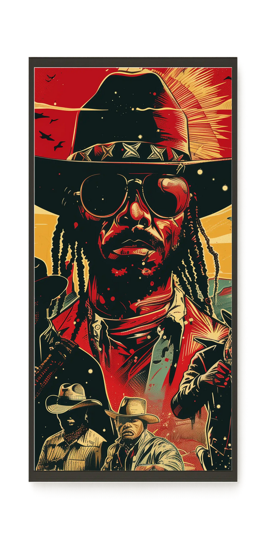 Western Legend Canvas Wall Art