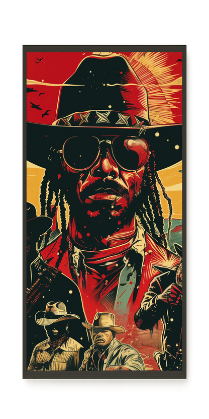 Western Legend Canvas Wall Art
