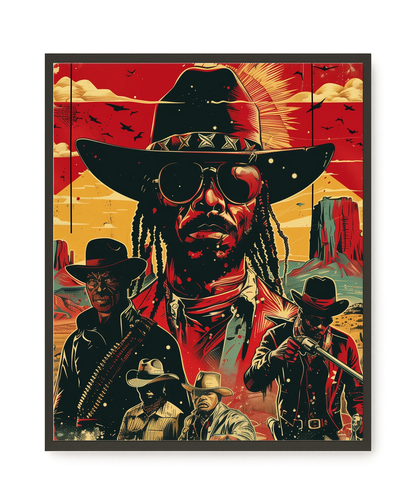 Western Legend Canvas Wall Art
