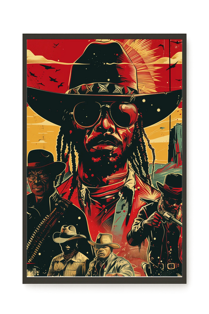Western Legend Canvas Wall Art