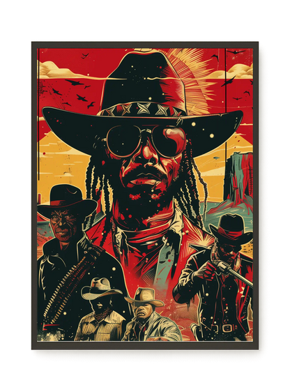 Western Legend Canvas Wall Art
