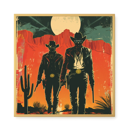 Outlaw Duo Canvas Wall Art