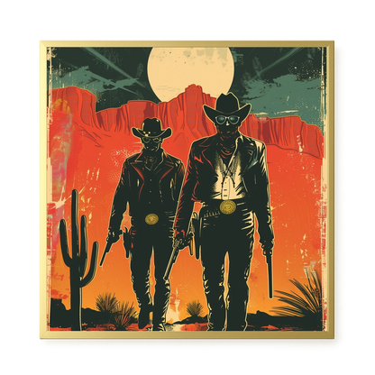 Outlaw Duo Canvas Wall Art