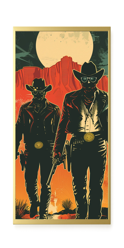 Outlaw Duo Canvas Wall Art