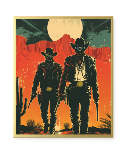 Outlaw Duo Canvas Wall Art