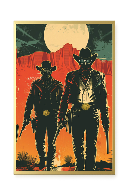Outlaw Duo Canvas Wall Art