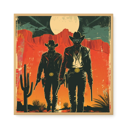 Outlaw Duo Canvas Wall Art