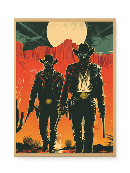 Outlaw Duo Canvas Wall Art