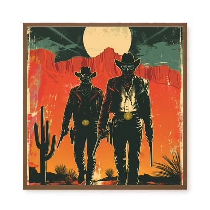 Outlaw Duo Canvas Wall Art