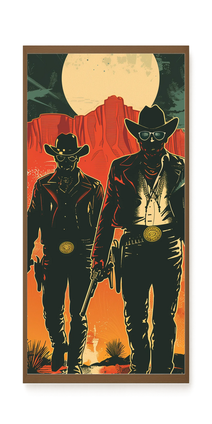 Outlaw Duo Canvas Wall Art