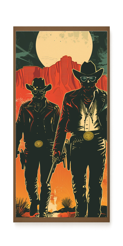 Outlaw Duo Canvas Wall Art