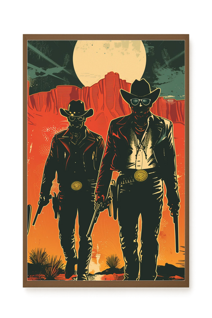 Outlaw Duo Canvas Wall Art