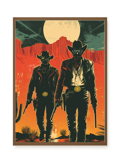 Outlaw Duo Canvas Wall Art