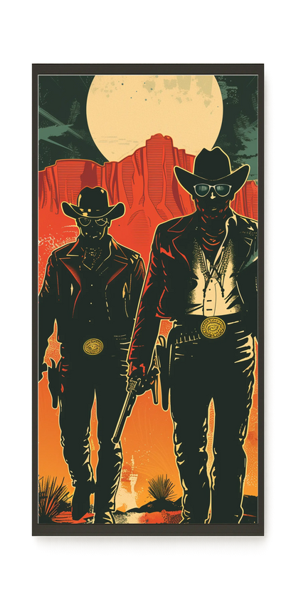 Outlaw Duo Canvas Wall Art