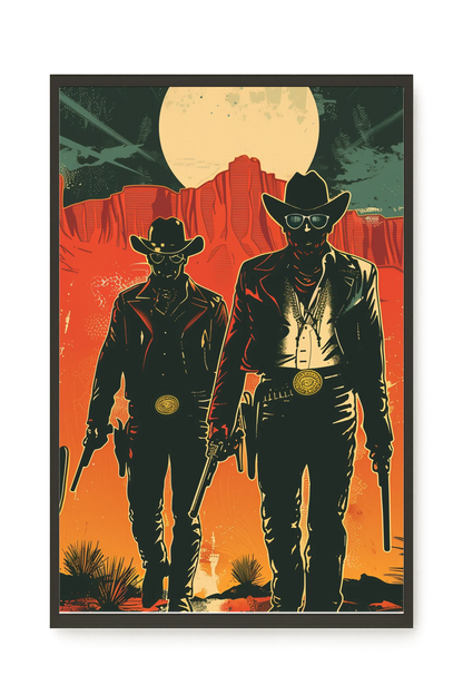 Outlaw Duo Canvas Wall Art