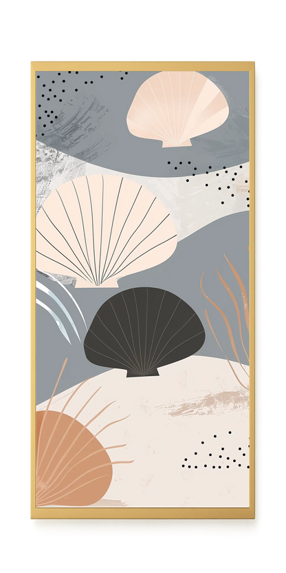 Abstract Shells Canvas Print