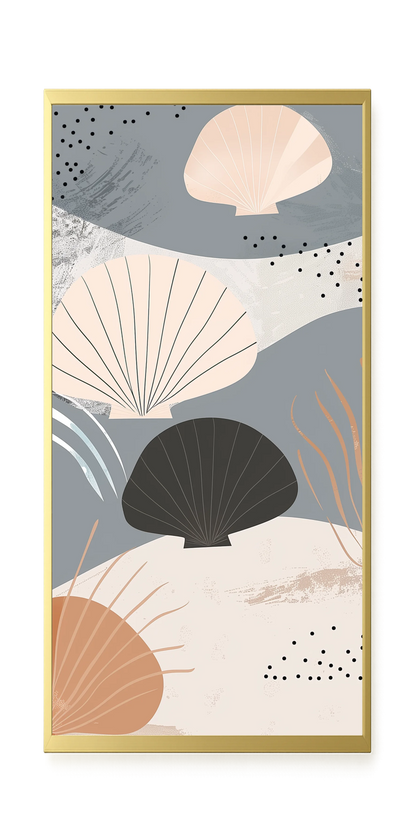 Abstract Shells Canvas Print