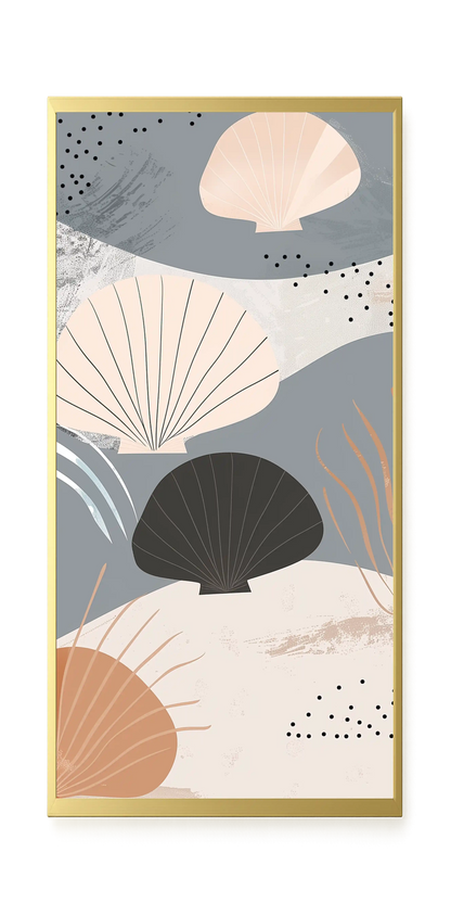 Abstract Shells Canvas Print