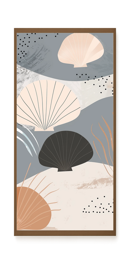 Abstract Shells Canvas Print