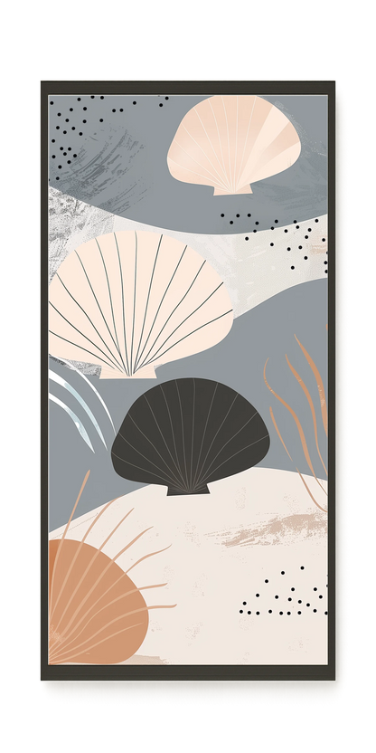 Abstract Shells Canvas Print