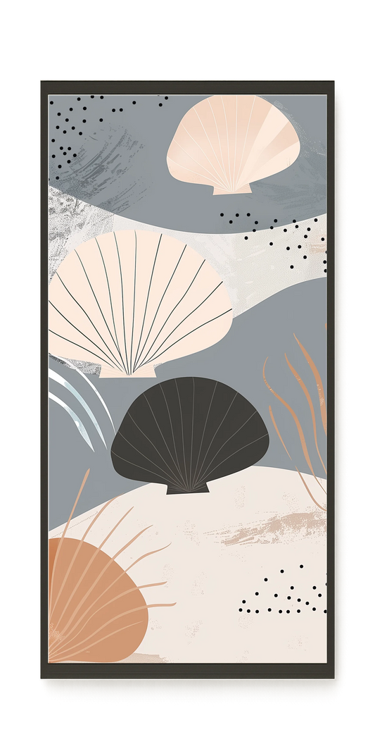 Abstract Shells Canvas Print