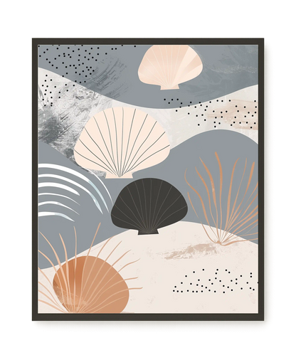 Abstract Shells Canvas Print
