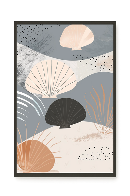 Abstract Shells Canvas Print