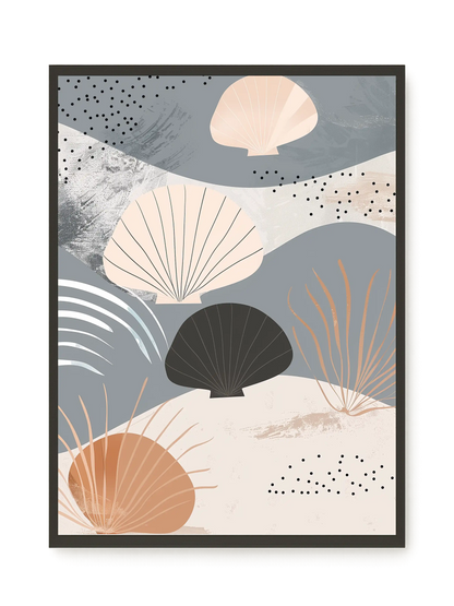 Abstract Shells Canvas Print