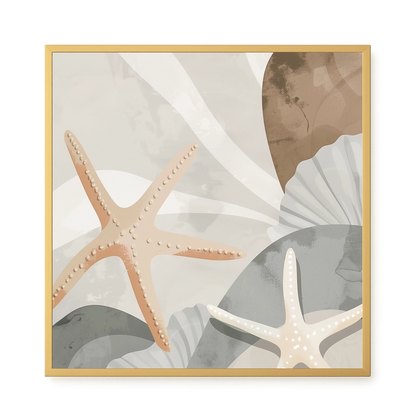 Starfish Calm Canvas Wall Art
