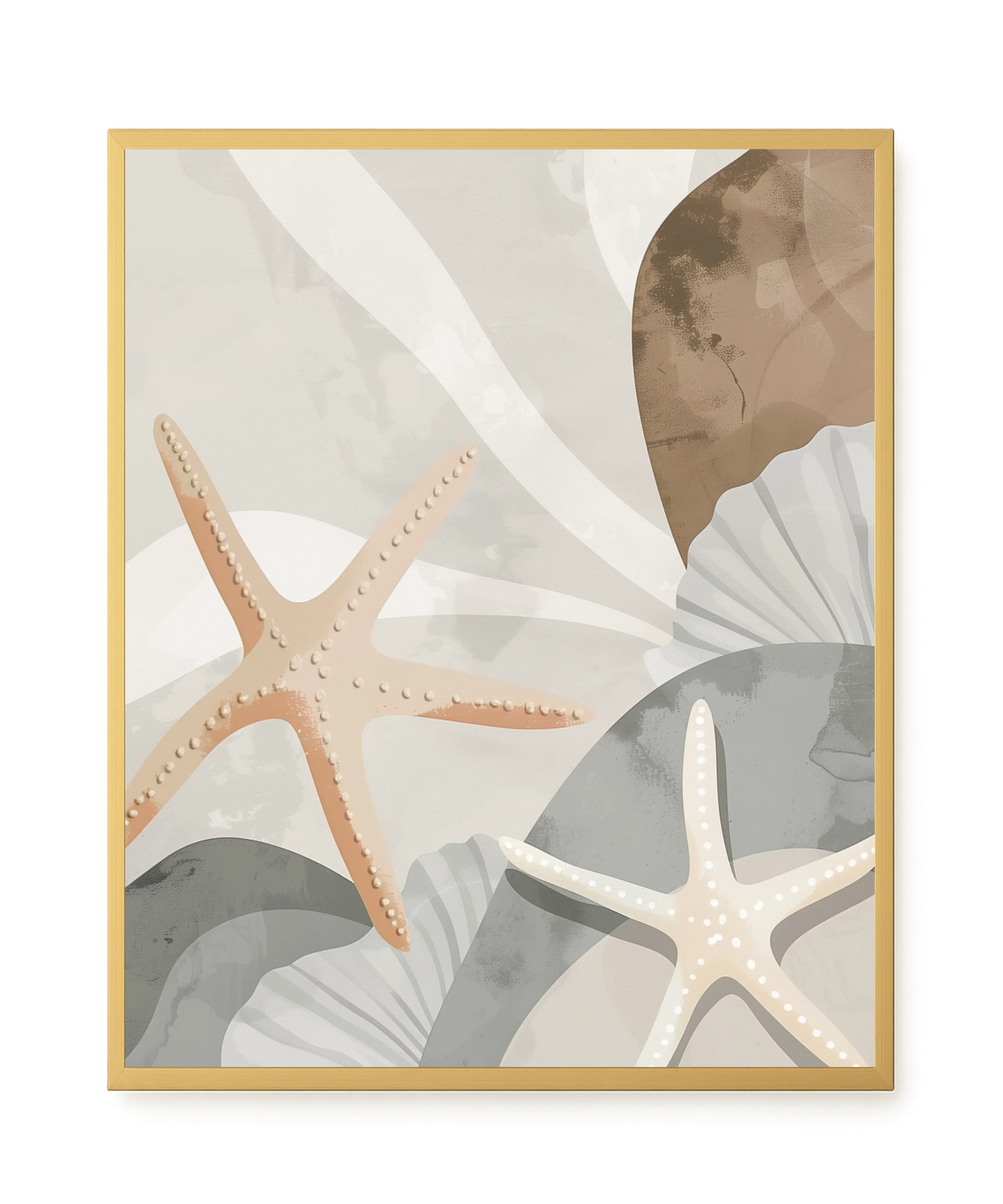 Starfish Calm Canvas Wall Art
