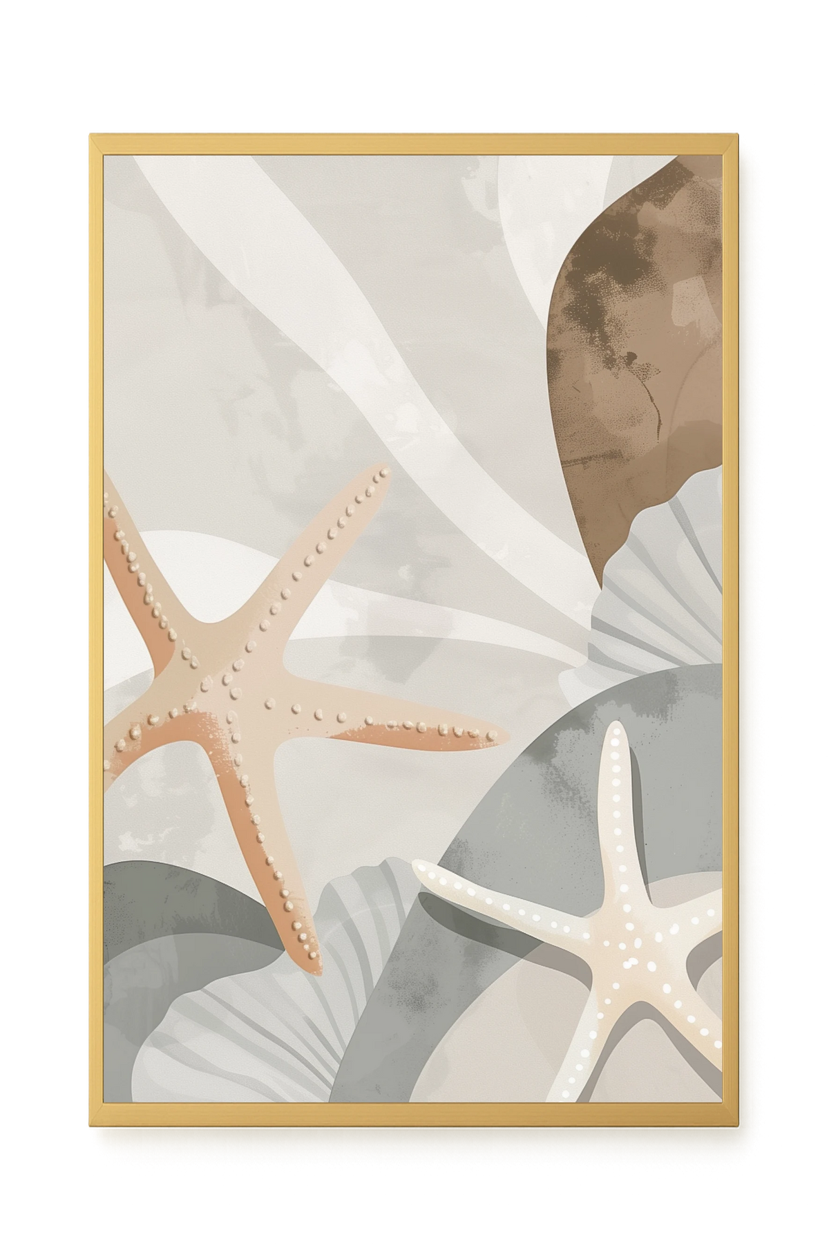 Starfish Calm Canvas Wall Art
