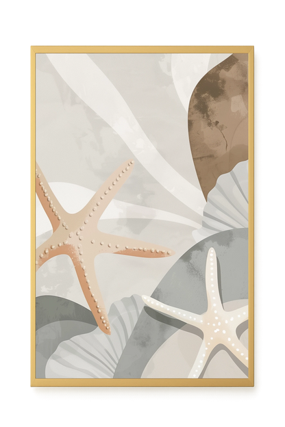 Starfish Calm Canvas Wall Art