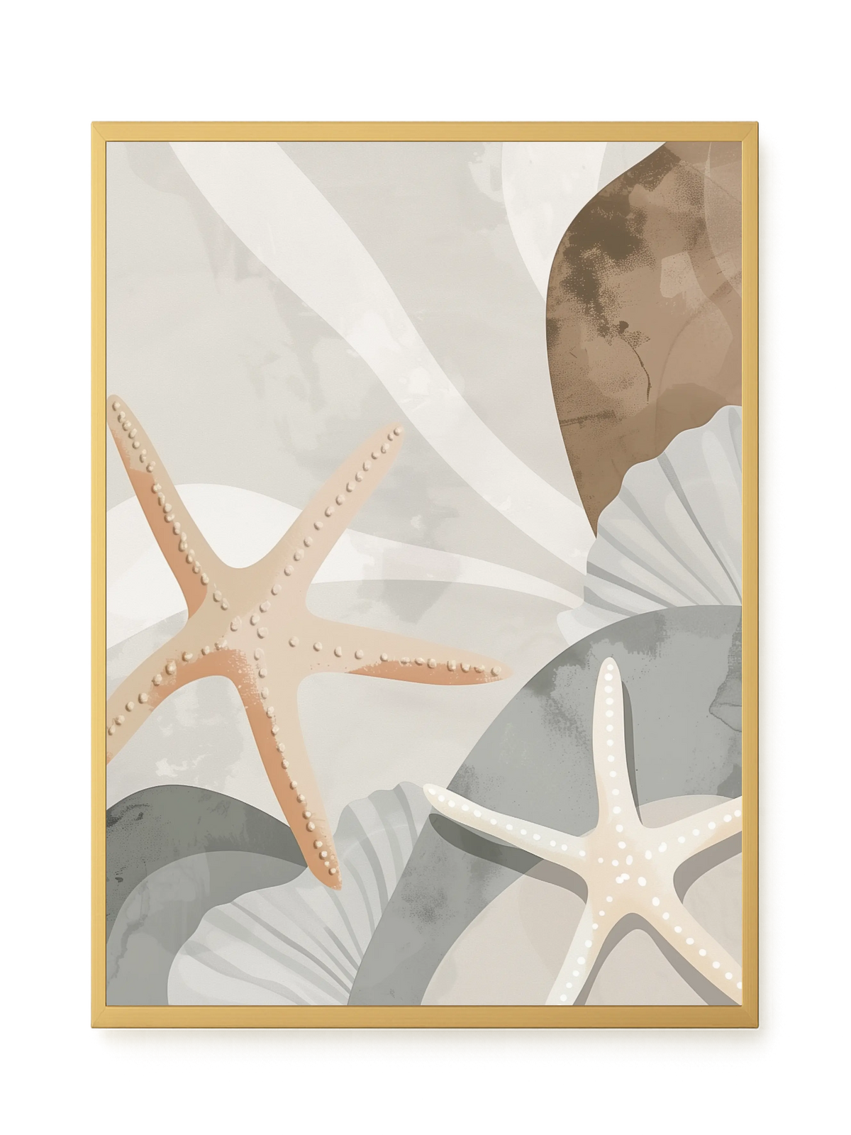 Starfish Calm Canvas Wall Art