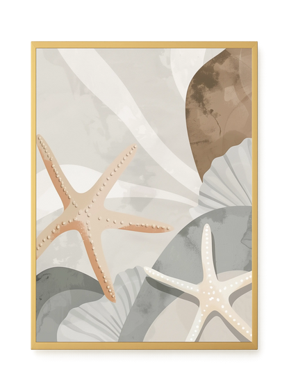 Starfish Calm Canvas Wall Art