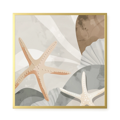 Starfish Calm Canvas Wall Art