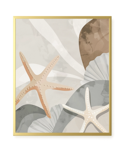 Starfish Calm Canvas Wall Art