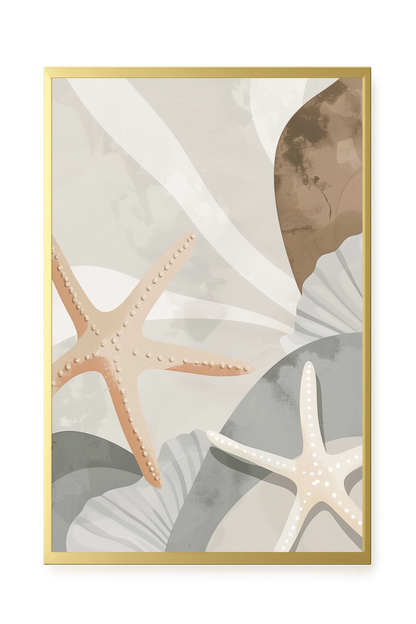 Starfish Calm Canvas Wall Art