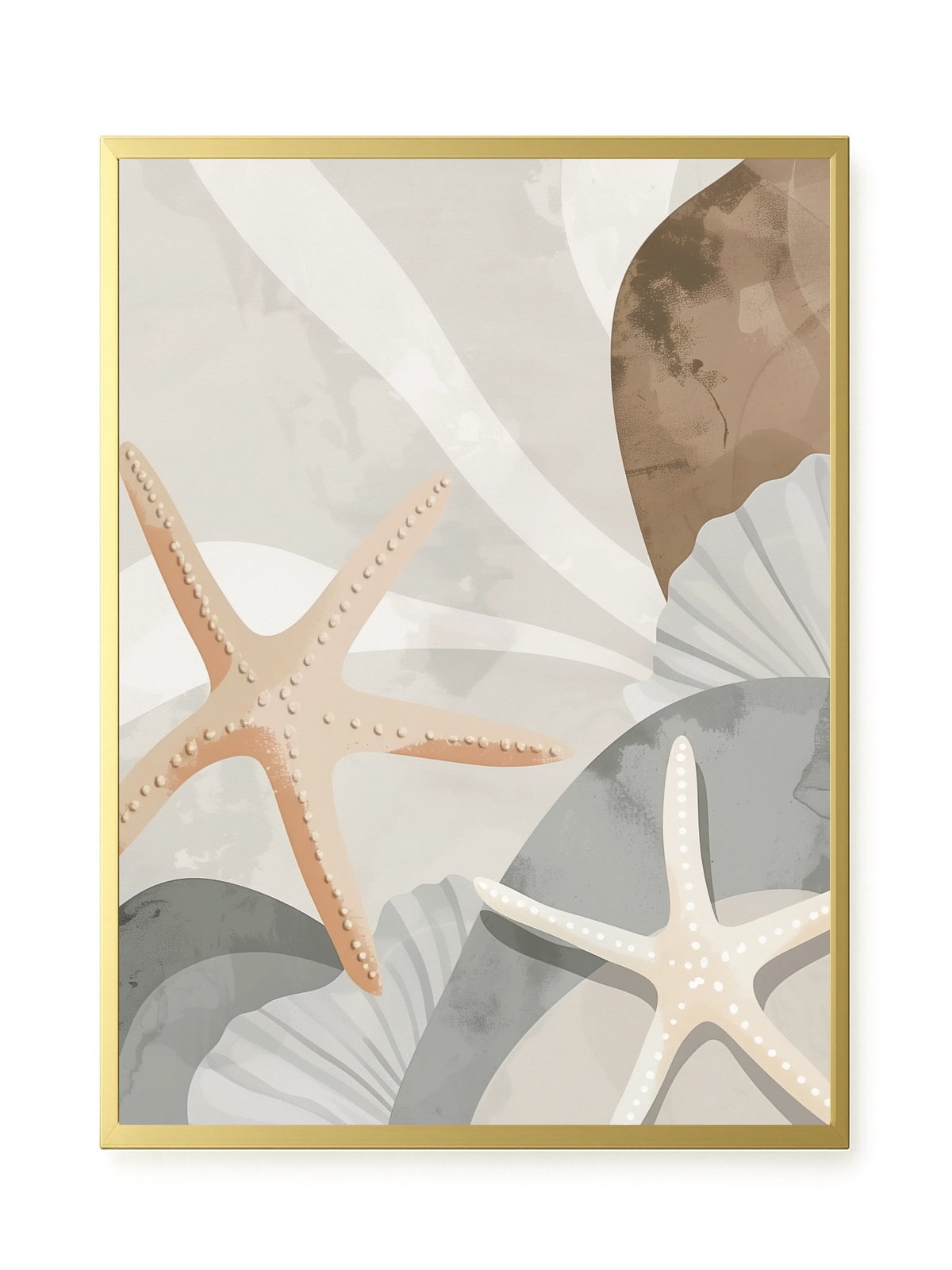 Starfish Calm Canvas Wall Art