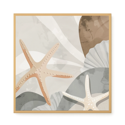 Starfish Calm Canvas Wall Art