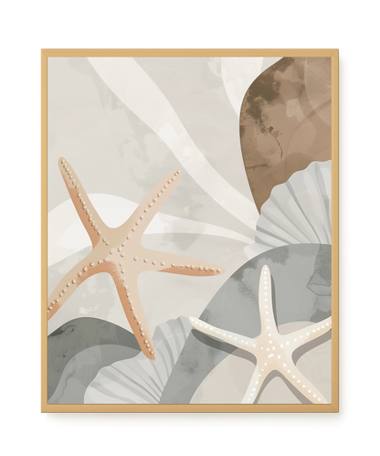 Starfish Calm Canvas Wall Art